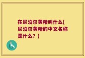 在尼泊尔黄精叫什么(尼泊尔黄精的中文名称是什么？)