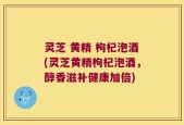 灵芝 黄精 枸杞泡酒(灵芝黄精枸杞泡酒，醇香滋补健康加倍)
