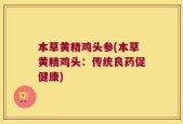 本草黄精鸡头参(本草黄精鸡头：传统良药促健康)
