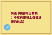 梅山 黄精(梅山黄精：中草药市场上备受追捧的珍品)