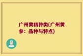 广州黄精种类(广州黄参：品种与特点)