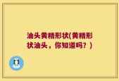 油头黄精形状(黄精形状油头，你知道吗？)