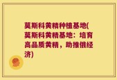 莫斯科黄精种植基地(莫斯科黄精基地：培育高品质黄精，助推俄经济)