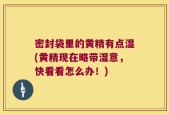 密封袋里的黄精有点湿(黄精现在略带湿意，快看看怎么办！)