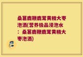 桑葚鹿鞭鹿茸黄精大枣泡洒(营养极品浸泡水：桑葚鹿鞭鹿茸黄精大枣泡洒)
