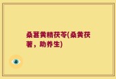 桑葚黄精茯苓(桑黄茯著，助养生)