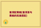 普洱配黄精(普洱茶与黄精的完美搭配)