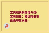 宜黄精美铜佛像分类(宜黄现拍：稀世精美铜佛像等你来拍)