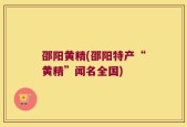 邵阳黄精(邵阳特产“黄精”闻名全国)