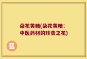 朵花黄精(朵花黄精：中医药材的珍贵之花)