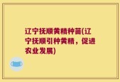 辽宁抚顺黄精种苗(辽宁抚顺引种黄精，促进农业发展)