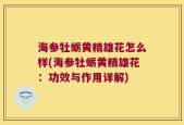海参牡蛎黄精雄花怎么样(海参牡蛎黄精雄花：功效与作用详解)
