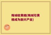 梅城收黄精(梅城引黄精成为新兴产业)