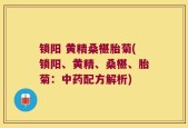 锁阳 黄精桑椹胎菊(锁阳、黄精、桑椹、胎菊：中药配方解析)