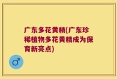 广东多花黄精(广东珍稀植物多花黄精成为保育新亮点)
