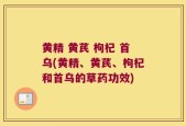 黄精 黄芪 枸杞 首乌(黄精、黄芪、枸杞和首乌的草药功效)