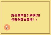 野生黄精怎么辨别(如何鉴别野生黄精？)