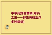 中草药野生黄精(草药之王——野生黄精治疗多种病症)