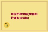 如何护理黄精(黄精的护理方法详解)