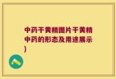 中药干黄精图片干黄精中药的形态及用途展示)