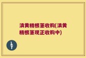 滇黄精根茎收购(滇黄精根茎现正收购中)