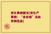 安化黄精图文(安化产黄精：“金丝楠”活血养颜佳品)
