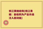 桃江黄精收购(桃江黄精：新收购为产业升级注入新动能)
