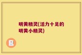 明黄精灵(活力十足的明黄小精灵)