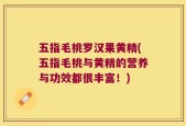 五指毛桃罗汉果黄精(五指毛桃与黄精的营养与功效都很丰富！)