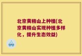 北京黄精山上种植(北京黄精山实现种植多样化，提升生态效益)