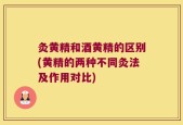 灸黄精和酒黄精的区别(黄精的两种不同灸法及作用对比)