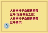 人参枸杞子桑椹黄精覆盆子(滋补养生之道：人参枸杞子桑椹黄精覆盆子精华)