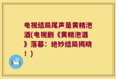 电视结局尾声是黄精泡酒(电视剧《黄精泡酒》落幕：绝妙结局揭晓！)