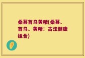 桑葚首乌黄精(桑葚、首乌、黄精：古法健康组合)