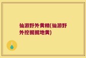 仙游野外黄精(仙游野外挖掘掘地黄)