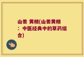 山姜 黄精(山姜黄精：中医经典中的草药组合)