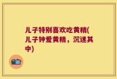 儿子特别喜欢吃黄精(儿子钟爱黄精，沉迷其中)
