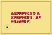 桑葚黄精枸杞玉竹(桑葚黄精枸杞玉竹：滋阴养生的好帮手)