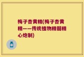 梅子杏黄精(梅子杏黄精——传统植物精髓精心炮制)