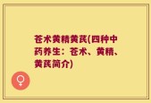 苍术黄精黄芪(四种中药养生：苍术、黄精、黄芪简介)