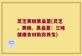 灵芝黄精黑桑葚(灵芝、黄精、黑桑葚：三味健康食材助你养生)