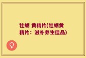 牡蛎 黄精片(牡蛎黄精片：滋补养生佳品)