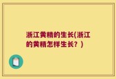 浙江黄精的生长(浙江的黄精怎样生长？)