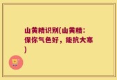 山黄精识别(山黄精：保你气色好，能抗大寒)