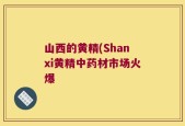 山西的黄精(Shanxi黄精中药材市场火爆