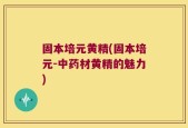 固本培元黄精(固本培元-中药材黄精的魅力)