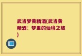 武当梦黄精酒(武当黄精酒：梦里的仙境之旅)