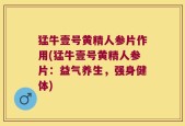 猛牛壹号黄精人参片作用(猛牛壹号黄精人参片：益气养生，强身健体)