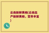 云南新鲜黄精(云南出产新鲜黄精，营养丰富)