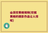 山货挖黄精视频(挖掘黄精的摄影作品让人惊叹)